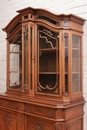 Louis XV style Cabinet in Oak, Belgium 19th century