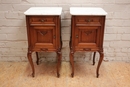 Louis XV style Nightstands in mahogany, France 1900