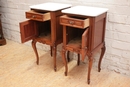 Louis XV style Nightstands in mahogany, France 1900