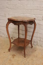 Louis XV style Pedestal/flower stand in Walnut, France 1900