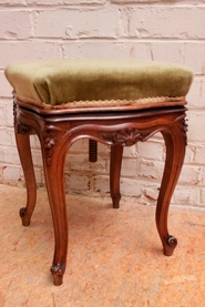 Louis XV Piano stool in walnut