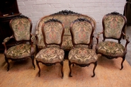 Louis XV Sofa set in palissander