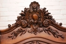 Louis XV style Bedroom in Walnut, France 19th century