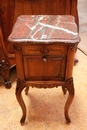 Louis XV style Bedroom in Walnut, France 19th century