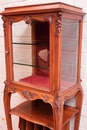 Louis XV style Display cabinet in Walnut, France 19th century