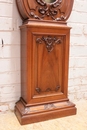 Louis XV style Grandfather clock in Walnut, France 1900