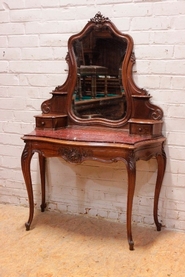 Louis XV style Vanity in walnut