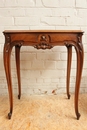 Louis XV style Vanity and chairs in Walnut, France 19th century