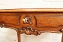 Louis XV style Vanity and chairs in Walnut, France 19th century