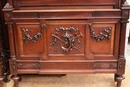 Louis XVI style Bedroom in mahogany, France 19th century