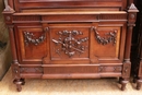 Louis XVI style Bedroom in mahogany, France 19th century