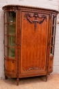 Louis XVI style Display cabinet in Walnut, France 1900