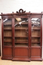 Louis XVI style Bookcase in mahogany, France 19th century