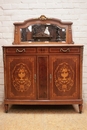 Louis XVI style Cabinet in mahogany,bronze and marble, France 1920