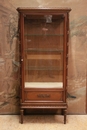 Louis XVI style Display cabinet in mahogany, France 1900