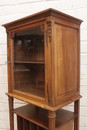 Louis XVI style Display cabinet in Walnut, France 1900