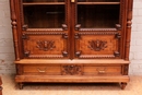 Louis XVI style Bookcase in Walnut, France 19th century