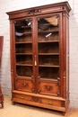 Louis XVI style Bookcase in Walnut, France 19th century