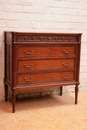 Louis XVI style Chest of drawers in mahogany, France 1900