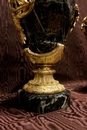 style Urns in marble and bronze, France 19th century