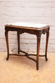 Marble top Louis XV center table