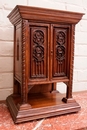 Gothic style Cabinet in Walnut, France 19th century