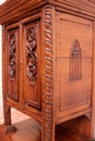 Gothic style Cabinet in Walnut, France 19th century