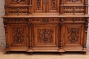 Renaissance style Cabinet in Walnut, France 19th century