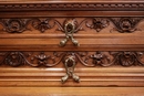 Renaissance style Cabinet in Walnut, France 19th century