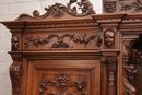 Renaissance style Cabinet in Walnut, France 19th century