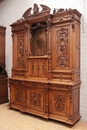 Renaissance style Cabinet in Walnut, France 19th century