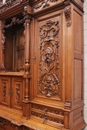 Renaissance style Cabinet in Walnut, France 19th century