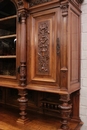 Renaissance style Cabinet in Walnut, France 19th century