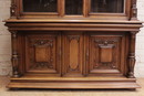 Renaissance style Display cabinet in Walnut, France 19th century