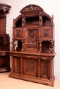 Renaissance style Cabinet in Walnut, France 19th century