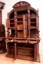 Renaissance style Cabinet in Walnut, France 19th century