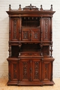 Henri II style Cabinet in Walnut, France 19th century