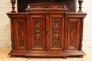 Henri II style Cabinet in Walnut, France 19th century