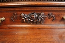 Henri II style Cabinet in Walnut, France 19th century