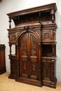 Henri II style Cabinet in Walnut, France 19th century