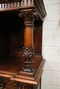 Henri II style Cabinet in Walnut, France 19th century