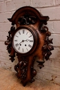 Napoleon III style Clock and barometer in Walnut, France 19th century