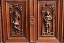 Gothic style Cabinet in Walnut, France 19th century