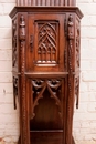 Gothic style Cabinet in Walnut, France 19th century