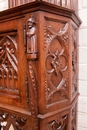 Gothic style Cabinet in Walnut, France 19th century