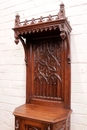 Gothic style Cabinet in Walnut, France 19th century