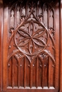 Gothic style Cabinet in Walnut, France 19th century