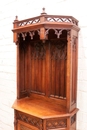 Gothic style Cabinet in Walnut, France 19th century