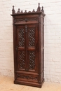 Gothic style Armoire in Oak, France 19th century