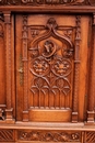 Gothic style Cabinet in Walnut, France 19th century